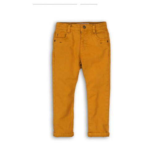 Kalhoty chlapecké s elastenem, Minoti, NORTH 10, žlutá