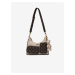 Hnědo-béžová crossbody kabelka Guess