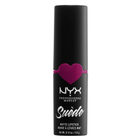 NYX Professional Makeup Suede Matte Lipstick č. 12 - Clinger Rtěnka 3.5 g
