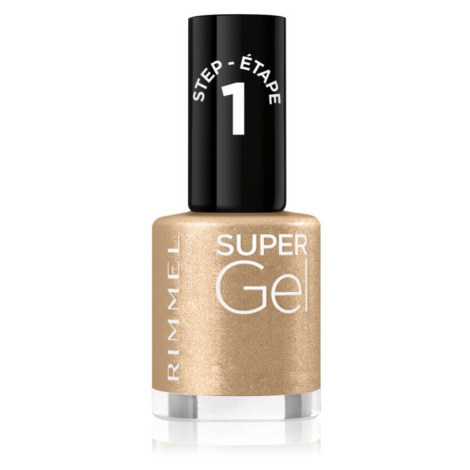 Rimmel Super Gel gelový lak na nehty bez užití UV/LED lampy odstín 095 Going For Gold 12 ml