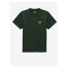 Tmavě zelené pánské tričko VANS Left Chest Logo II