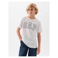 Bílé dětské tričko GAP