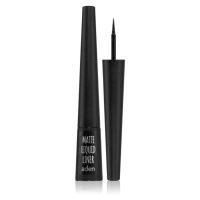 Aden Cosmetics Matte Liquid Liner oční linky odstín Black 2,5 ml