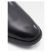 Černé pánské kožené kotníkové boty ALDO Chambers