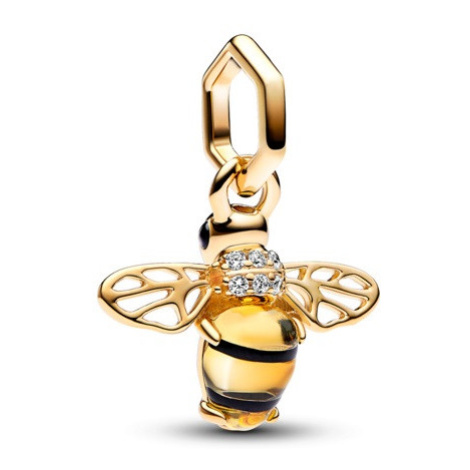 Pandora Krásný pozlacený přívěsek Včela Shine 762672C01