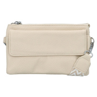 Trendy dámská crossbody kabelka Santiana, béžová