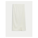 Krémová dámská saténová zavinovací midi sukně Marks & Spencer