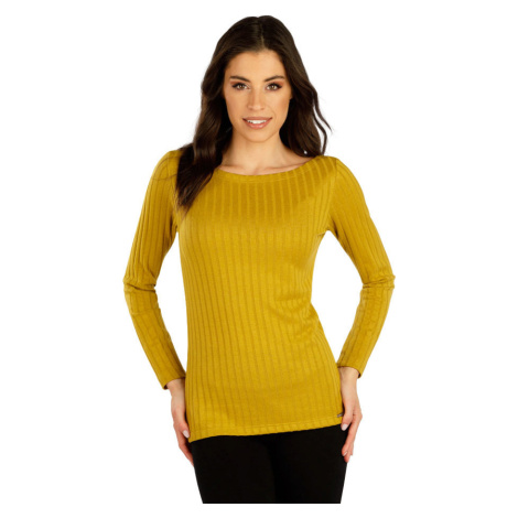 Dámské triko LITEX s dlouhým rukávem žluté
