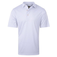 GREGNORMAN ML 75 TEE PRINT POLO Pánské golfové polo tričko, bílá, velikost