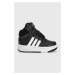 Dětské sneakers boty adidas Originals HOOPS MID 3. AC I černá barva