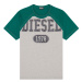 Tričko diesel t-raglen t-shirt zelená