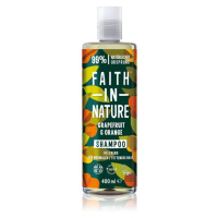 Faith In Nature Grapefruit & Orange přírodní šampon pro normální až mastné vlasy 400 ml