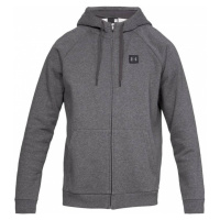 Pánská mikina Under Armour Rival Fleece FZ Hoodie Charcoal Light Heather