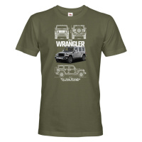 Pánské tričko Jeep Wrangler  - kvalitní tisk a rychlé dodání