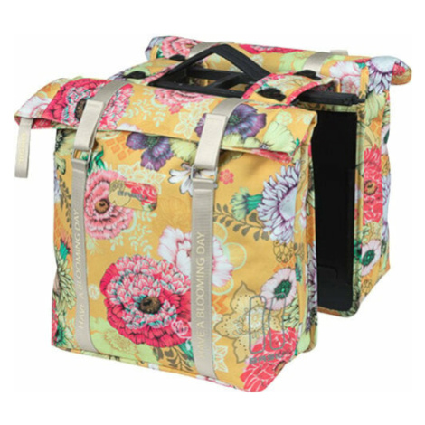 Basil Bloom Field Double Pannier Bag MIK Yellow 28 - 35 L