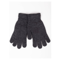 Yoclub Woman's Women'S Basic Gray Gloves RED-MAG2K-0050-006