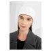 DEFACTO Women's Slogan Knitted Beret