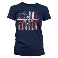 Top Gun tričko, America Girly Navy Blue, dámské