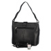 Luxusní dámská kožená kabelka Katana Mabel, černá