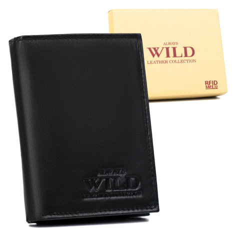 Pánská kožená peněženka s RFID ochranou Wild