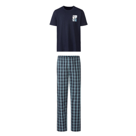 LIVERGY® Pánské pyžamo (navy modrá)