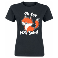Tierisch Fox Sake Dámské tričko černá