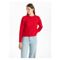 LC Waikiki Crew Neck Plain Long Sleeve Women's Knitwear Sweater