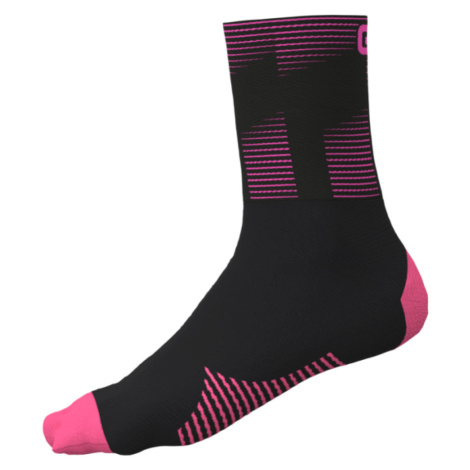 ALÉ Cyklistické ponožky klasické - SPRINT - růžová
