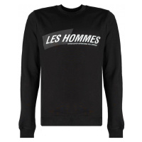 Les Hommes LLH401-758P | Round Neck Sweater Černá