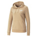 Puma mikina Ess Embroidery Hoodie Tr beige