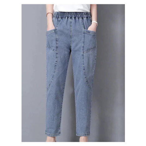 Dámské džíny po kotníky baggy