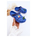 Dětské pěnové lehké sandály Crocs Modre Sweets