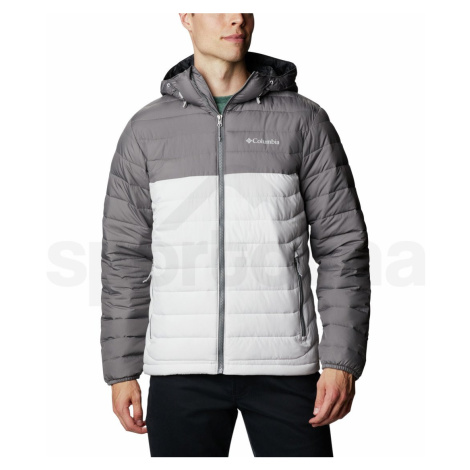 Bunda Columbia Powder Lite™ Hooded Jacket - šedá