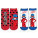 Dívčí ponožky - Kouzelná Beruška Miraculous 5234220, červená/šedý melír Barva: Mix barev