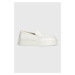 Kožené mokasíny Vagabond Shoemakers STACY bílá barva, na platformě, 5522.101.01