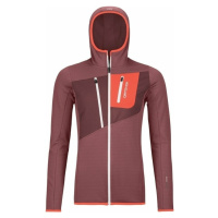 Ortovox Fleece Grid Hoody W Mountain Rose Outdoorová mikina