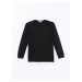 LC Waikiki Crew Neck Diamond Patterned Women's Knitwear Sweater