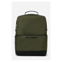 Batoh karl lagerfeld k/essential nylon backpack khaki