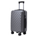 Příruční kabinový cestovní kufr s TSA zámkem ROWEX Crystal Barva: Šedočerná