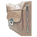 Velký hnědošedý kabelko-batoh 2v1 s kapsami