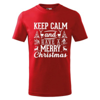 DOBRÝ TRIKO Dětské tričko Keep calm christmas