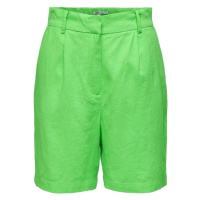 Only Caro HW Long Shorts - Summer Green Zelená