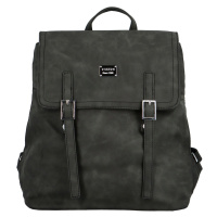 Trendy dámský koženkový kabelko-batoh Erlea, černá