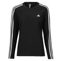 Adidas Essentials 3-Stripes Long Sleeve Long-Sleeve Top Černá