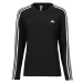 Adidas Essentials 3-Stripes Long Sleeve Long-Sleeve Top Černá