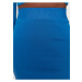 Modrý svetrový set sukně a topu s dlouhým rukávem Trendyol