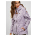 Světle fialová dámská voděodolná bunda s kapucí Ragwear Danka