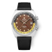 Nivada Grenchen Antarctic GMT - Tropical - Black Leather