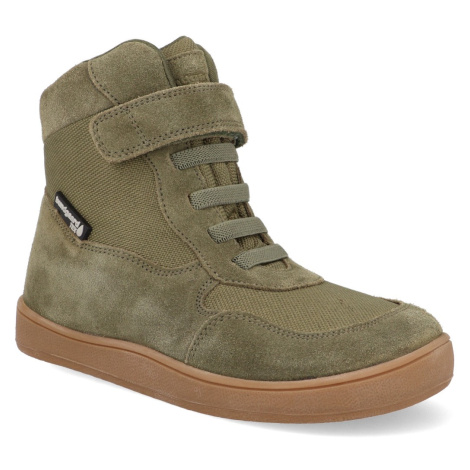 Barefoot dětské zimní boty Bundgaard - Brooklyn TEX khaki