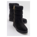 LuviShoes STOR Women's Black Suede Boots